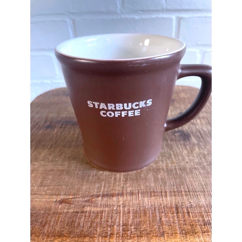 Starbucks Coffee‎ Mug Brown Ceramic 2008 Collectible Drinkware